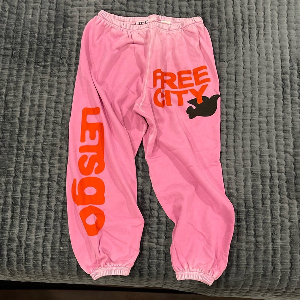 Free City cotton sweatpants, size M